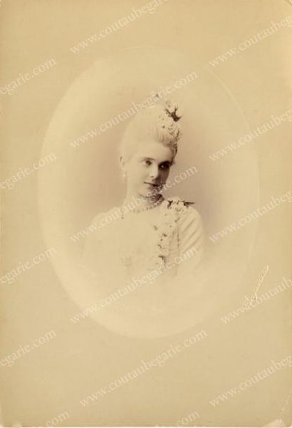null Zénaïde, princesse Youssoupoff (1861-1939). Portrait photographique de Bergamasco,...