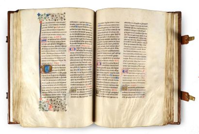 null [MISSEL MANUSCRIT]. Missel manuscrit enluminé de la seconde moitié du XVe siècle...