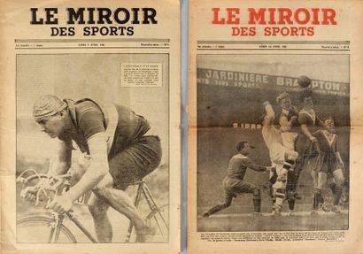 null Le Miroir des Sports (nouvelle série) n°1 et 2 format journal du 7 et 14 avril...
