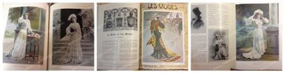 null Les Modes années 1902 et 1909, année 1902 du no 16 (avril) au numéro 24 et année...