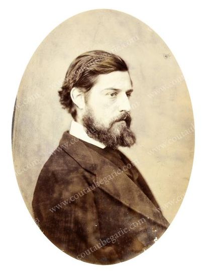 null M.Alophe pour Guerlain - (avant 1870) Très rare photo -portrait tirage colodion...