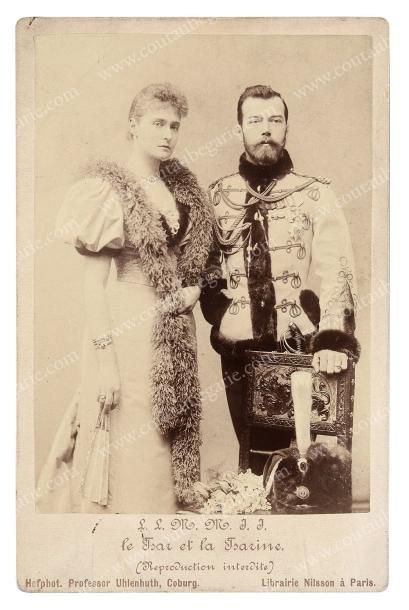 null NICOLAS II, empereur de Russie (1868-1918). Portrait photographique de Uhlenhuth...