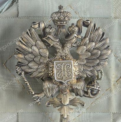 null NICOLAS II, empereur de Russie (1868-1918). Clé de chambellan en bronze doré...