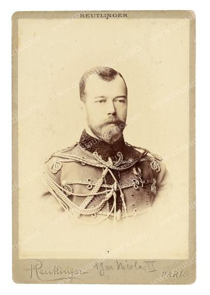 null NICOLAS II, empereur de Russie (1868-1918). Portrait photographique de Reutlinger...