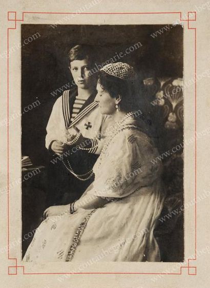null ALEXIS NICOLAIEVITCH, grand-duc héritier de Russie (1904-1918). Portrait photographique,...