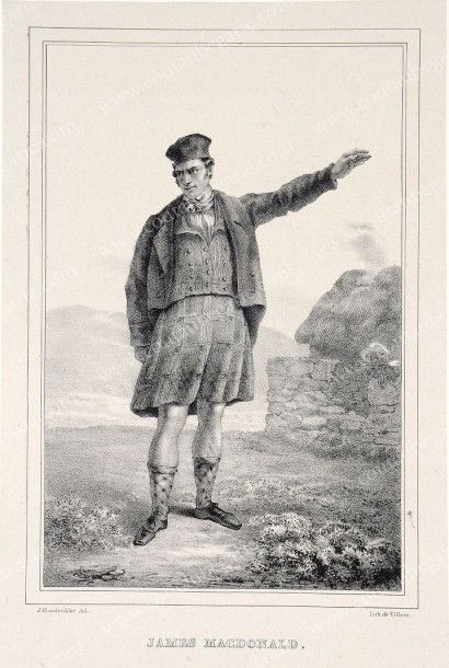 HENRI, DUC DE BORDEAUX (1820-1883) Souvenirs des Highlands - Voyage à la suite de...