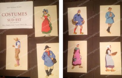 KLEIN (P. G.) Costumes du Sud-Est. XVIIIe et XIXe siècles, Grands Etablissements...