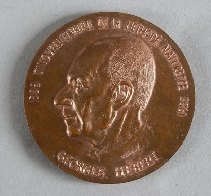 null Médaille du cinquantenaire de la méthode naturelle (1905-1955) de Georges Hebert....