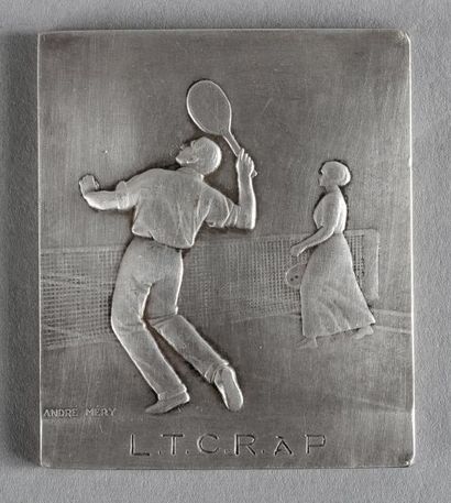 null Médaille du match Interclub entre Londres et Paris en 1927. En bronze argenté....