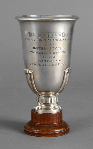 null Trophée du «West Side Tennis Club». Lawn Tennis Championships of the United...