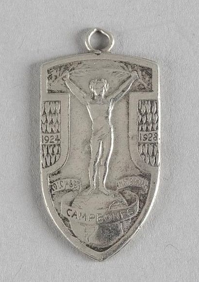 null 1924/1928 Médaille commémorative des 2 titres de Champion Olympique en 1924...