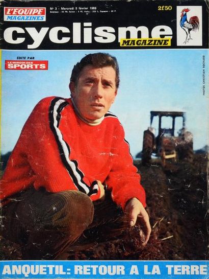 null Lot de 85 numéros de 1968 à 1977 de la revue Cyclisme Magazine édité par le...
