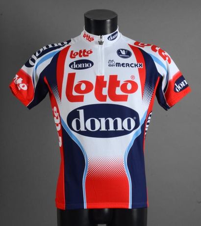 null Maillot porté par Peter Van Petegem avec l'équipe Lotto Domo lors de la saison...