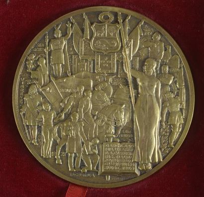 null Médaille officielle de participant au IVème Championnat du Monde 1964 à Lima...