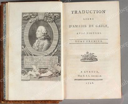 TRESSAN Comte de Oeuvres choisies, Evreux, J. J. L. Ancelle, 1796, 10 volumes, reliure...