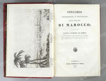 GRABERG DI HEMSO Jacopo Specchio geografico, e Statistico dell'Impero di Marocco,...