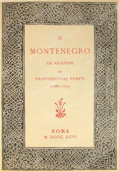 null [MONTENEGRO], Il Montenegro da relazioni dei provveditori veneti (1687-1735),...