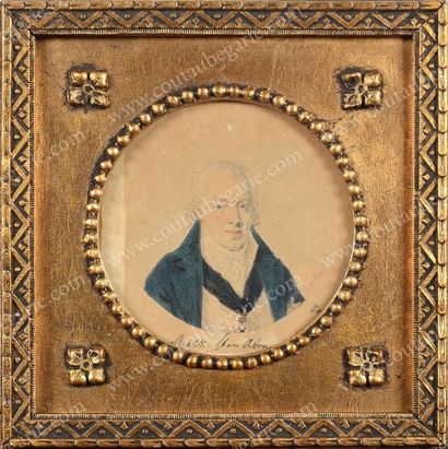 ROSS, ecole etrangere du XIXe siecle Portrait du Comte Adolf Ludwig Piper (1750-1795),...