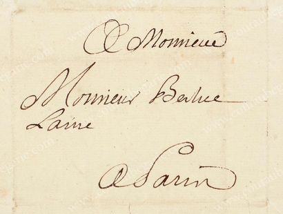 LOUIS-HENRI, duc de Bourbon, prince de Condé (1756-1822) Lettre manuscrite signée...