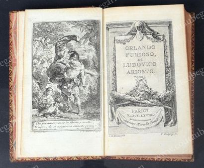 ARISTO Ludovico Orlando Furioso, publié à Paris, chez Marcello Prault, 1768, 3 volumes,...