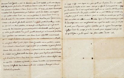 MARIE-THERESE, princesse de France, Madame Royale (1778-1851) Récit manuscrit écrit...