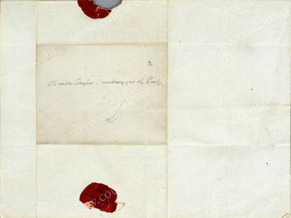 LOUIS XVI, roi de France Lettre manuscrite signée Louis adressée à l'archevêque de...