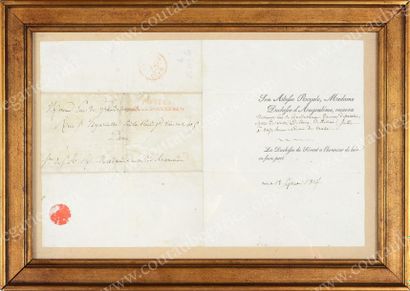 MARIE-THERESE, duchesse d'Angouleme, née Madame Royale (1778-1851) Invitation envoyée...