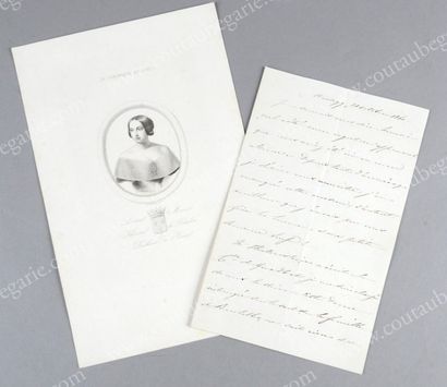 LOUISE, duchesse de Parme (1819-1864) Lettre autographe signée Louise, le 21 octobre...