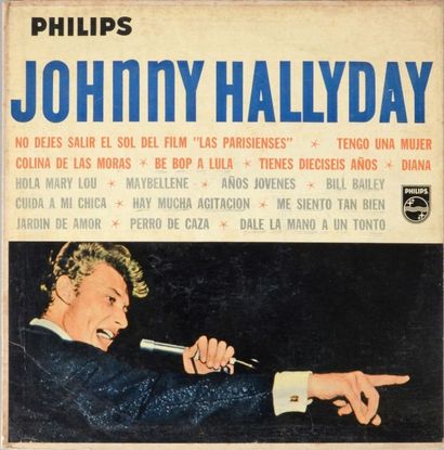 Hallyday, Johnny 33T. Pressage original Argentine. «Johnny Hallyday. Sings America's...