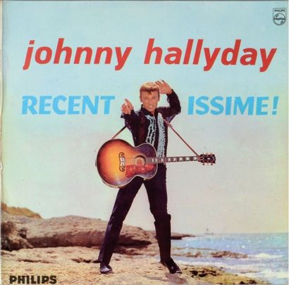 Hallyday, Johnny 33T. Pressage original Italie. «Recentissime». Philips 77.900. Pochette...