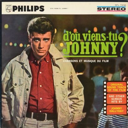 Hallyday, Johnny 33T/30 cm. Pressage original Japon. D'où viens-tu Johnny ? Philips...