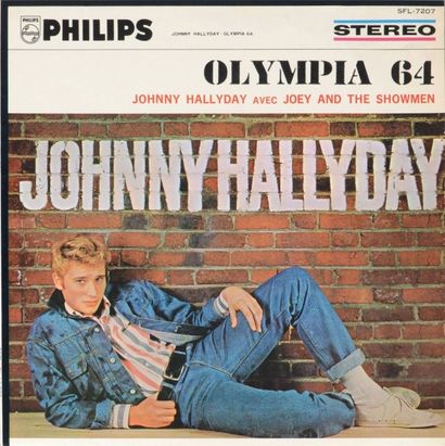 Hallyday, Johnny 33T. Pressage original Japon. Olympia 64. Philips 7207. Version...