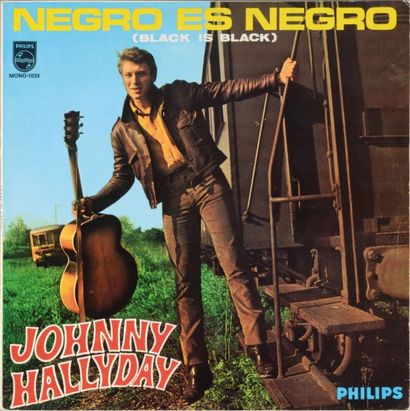Hallyday, Johnny 33T. Pressage original Venezuela. Negro es Negro (Black is Black)....
