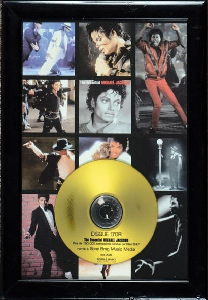 Jackson, Michael Disque d'or pour «The essential Michael Jackson». Certifié par le...