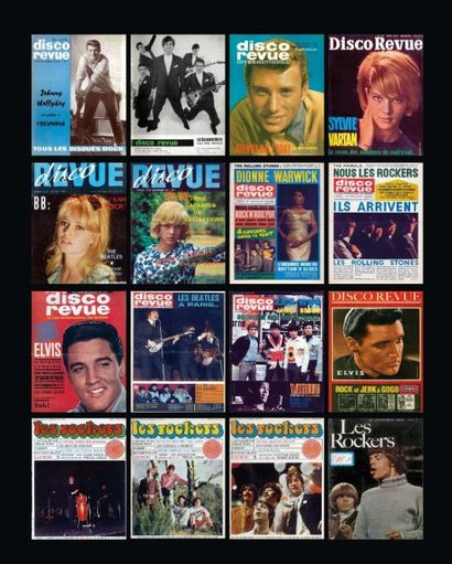 null Disco Revue et Les Rockers. Collection complète des mythiques magazines créés...