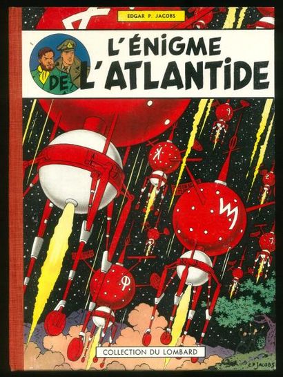 JACOBS Blake et Mortimer 06. L'Enigme de l'Atlantide. Edition française de 1957....