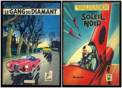 JIJÉ (Joseph Gillain) Valhardi - (2 albums) «Contre le soleil noir» EO Dupuis 1958...