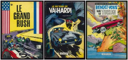 JIJÉ (Joseph Gillain) Valhardi - (3 Albums) «Rendez vous sur le Yukon» EO Dupuis...