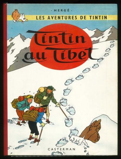 HERGÉ TINTIN 20. Tintin au Tibet. B29. Edition originale belge. 1961. Album tout...