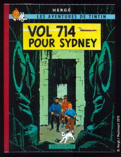 HERGÉ TINTIN 22TC. Vol 714 pour Sydney. Tirage cocktail de Bruxelles du 9 mai 1968....