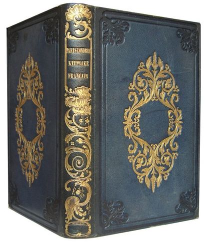 [KEEPSAKE]. Réunion de deux volumes : Paris-Londres, Keepsake français. 1838 & 1840-1841....