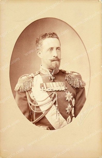 null NICOLAS NICOLAIEVITCH, grand-duc de Russie. Portrait photographique signé Serge...