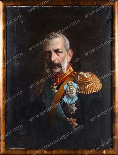 LEONTOVSKY Alexandre Mikhaïlovitch (1865-1928) Portrait du grand-duc Wladimir Alexandrovitch...