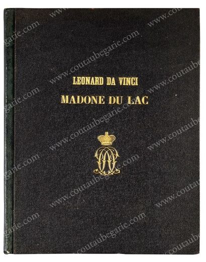 [LEONARD DE VINCI] Notice sur la Madone du lac par Léonard de Vinci, extraits de...