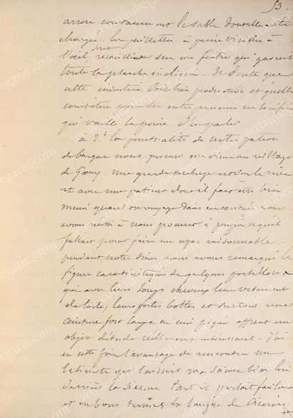 [DEMIDOFF Anatole] Journal du voyage scientifique de Mr. A. Demidoff, juin 1837....