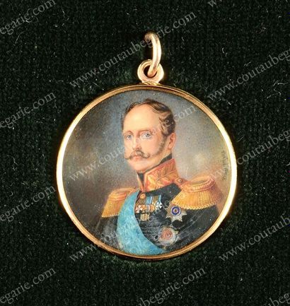 ROCKSTUHL Aloïs Gustave (1798-1877) Portrait de l'empereur Nicolas Ier de Russie....