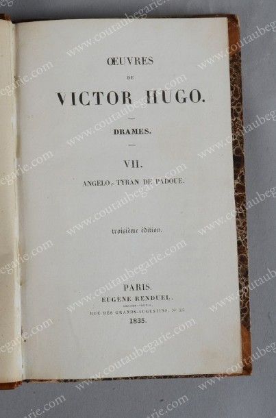 null [BIBLIOTHEQUE DU TSAR ALEXANDRE II]. HUGO Victor. «Lucrèce Borgia», quatrième...