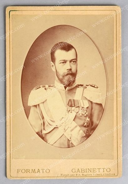 null NICOLAS II, empereur de Russie. Photographie d'après Levitsky, représentant...