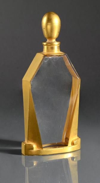 Louis Toussaint Piver «Gao» - (1925) Très rare flacon moderniste en cristal incolore...