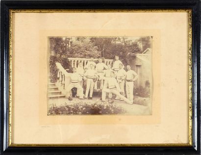 null Ensemble de 6 photographies anciennes. Circa 1900. école de Joinville 1904,...